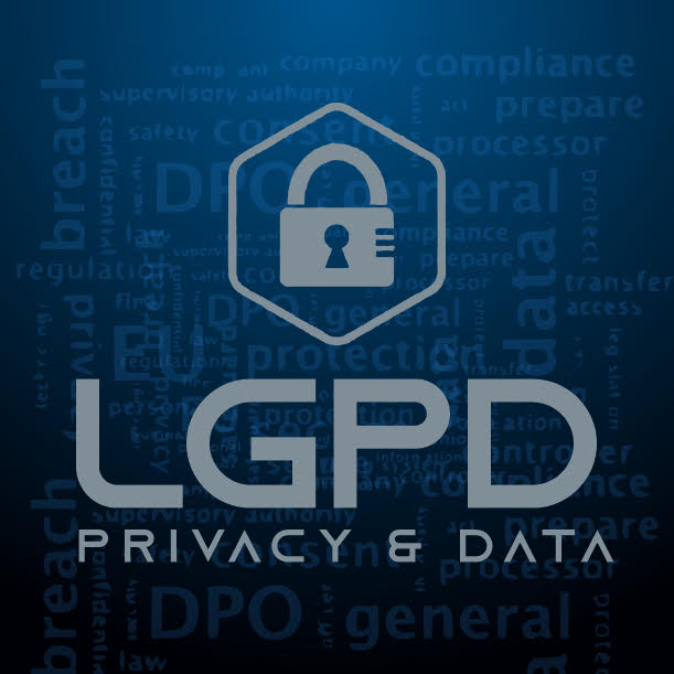 LGPD privacy and data icon