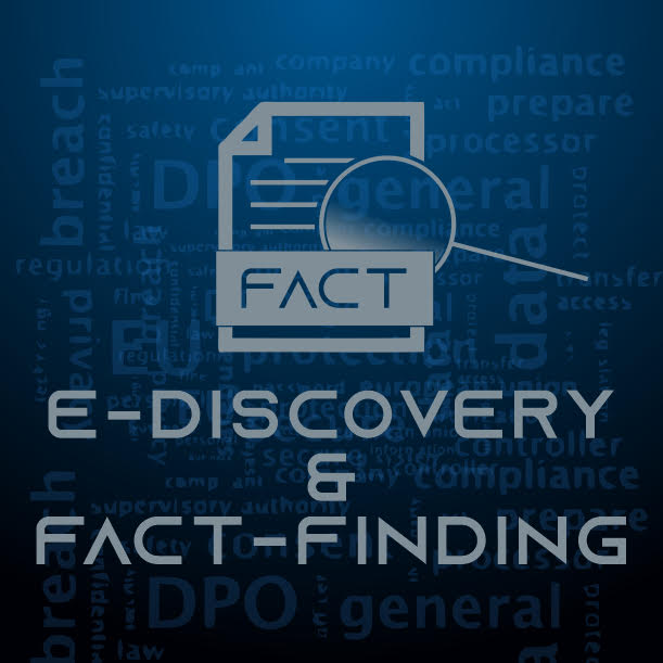 E-discovery and fact-finding icon